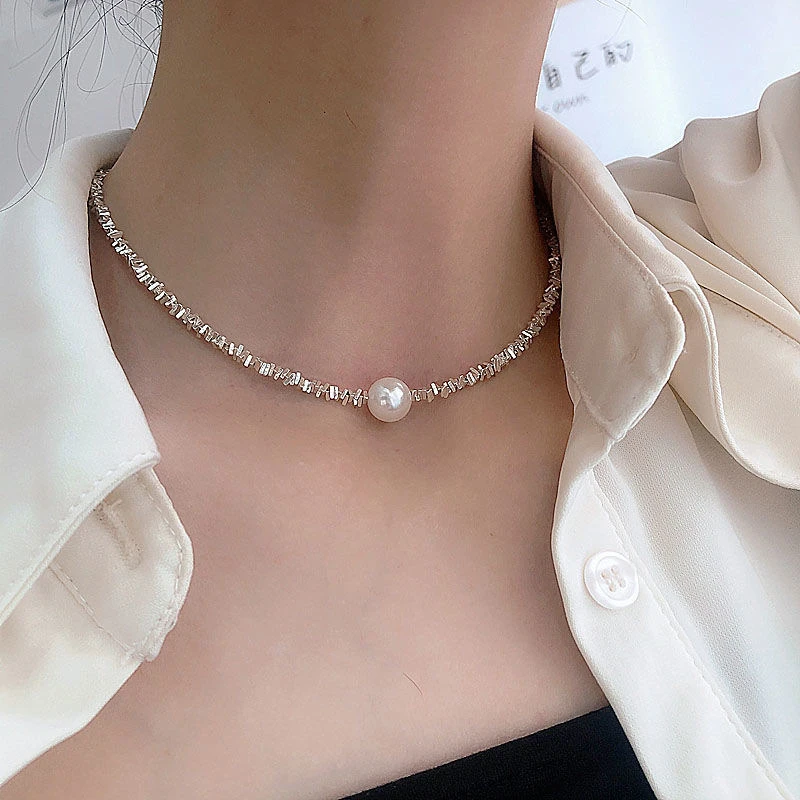 Vintage Boho Pearl Necklace