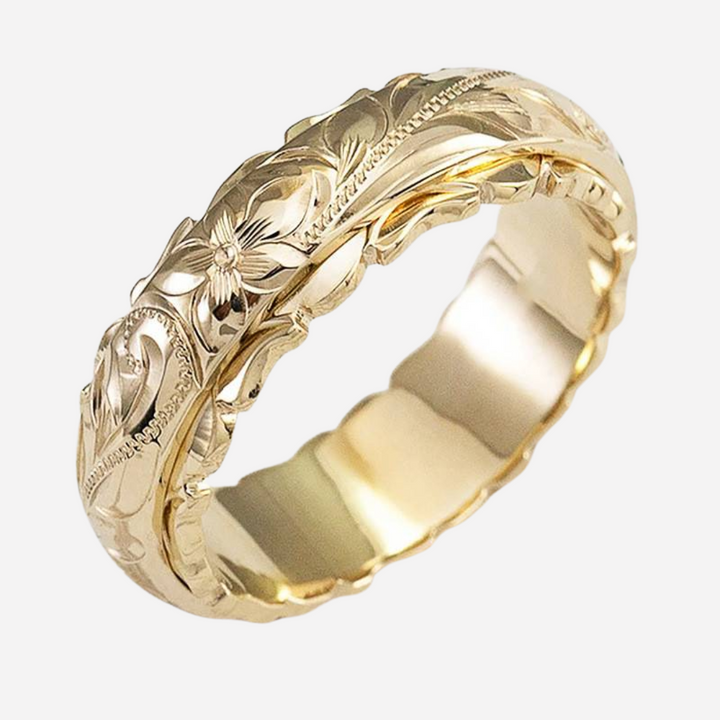 Stainless Steel Flower Ring