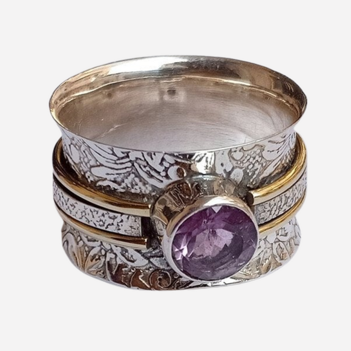 Bohemian Crystal Meditation Ring