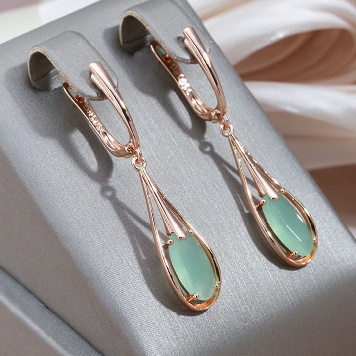 Special Edition Earrings with Natural Stone