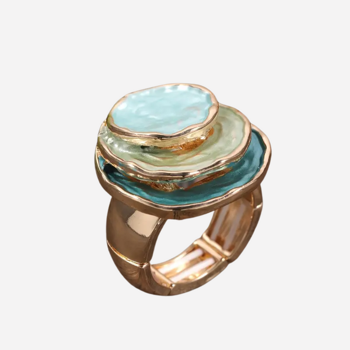 Layered Handpainted Ring