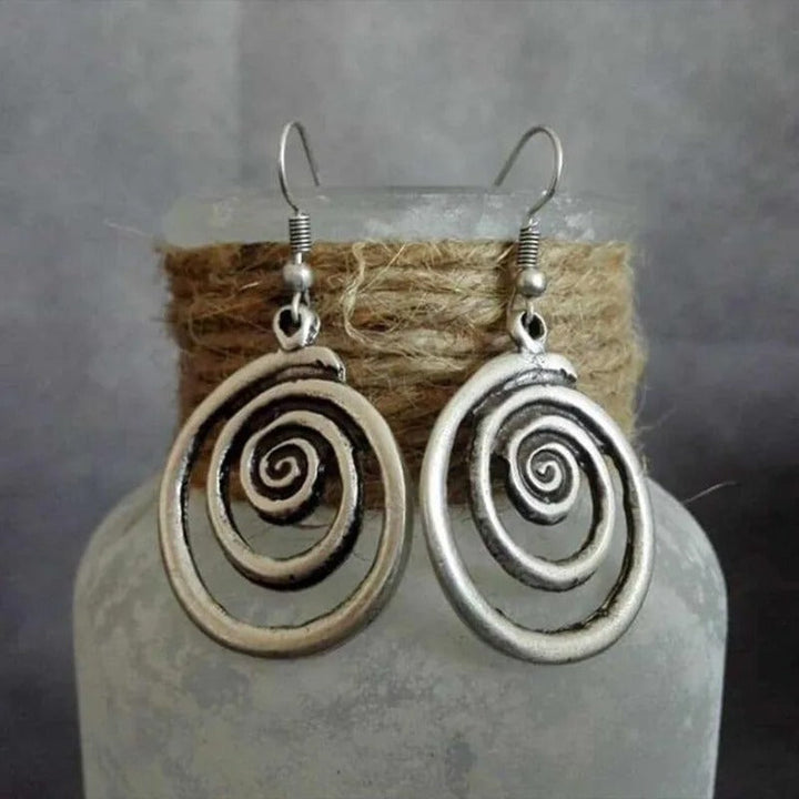 Vintage Spiral Earrings