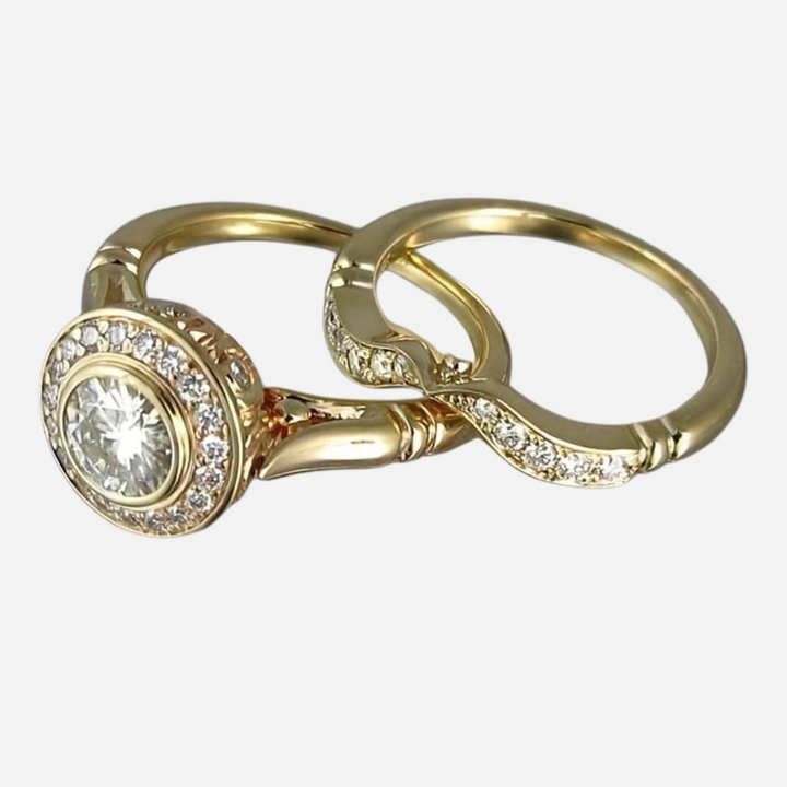 In Gold & Zirconia Ring Pack