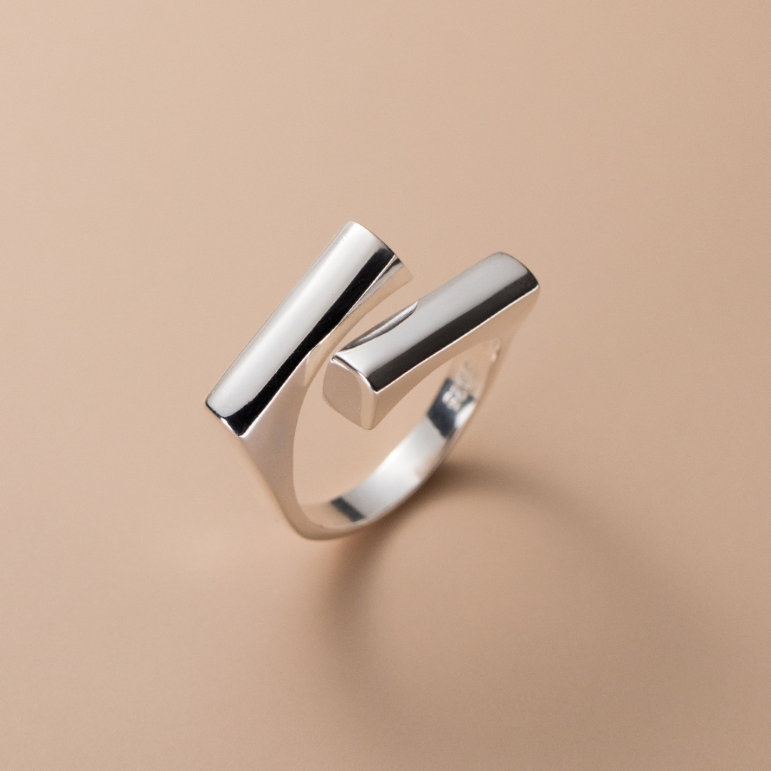 Sleek Modernist Ring