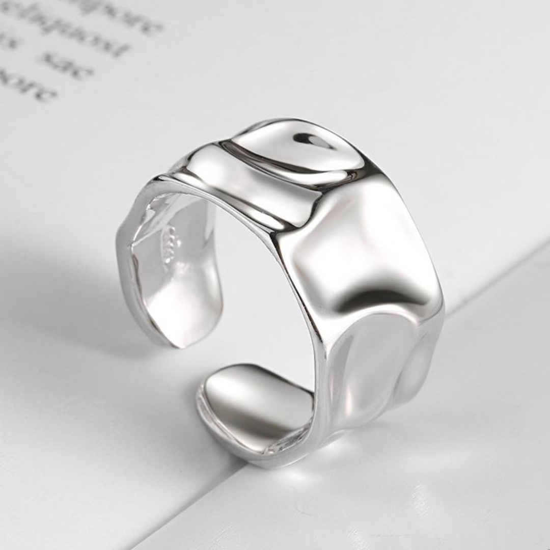 Asymmetrical Wide Ring