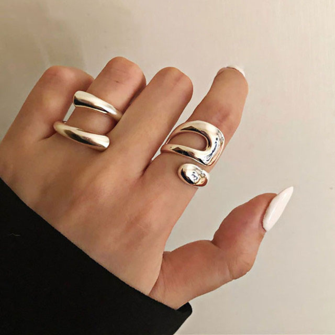 Adjustable Plain Modernist Spiral Ring