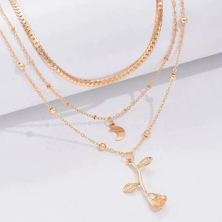 Moon Pendant Necklace