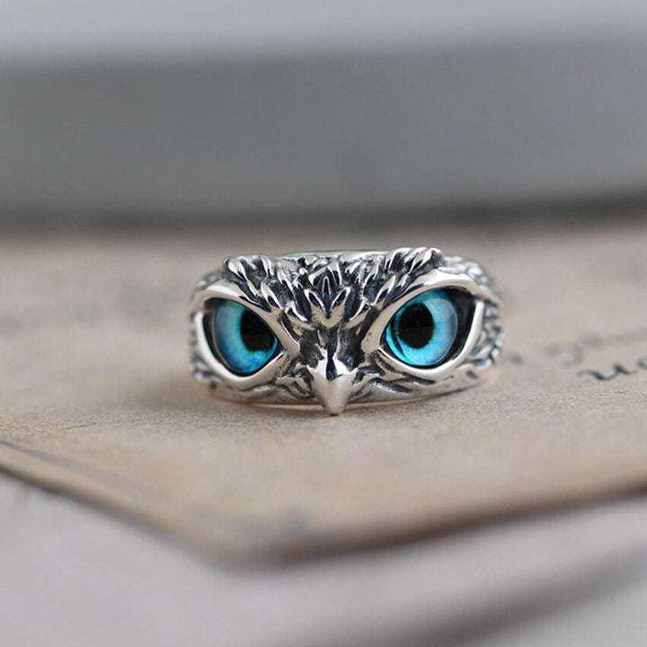 Owl of Good Luck Adjustable Ring