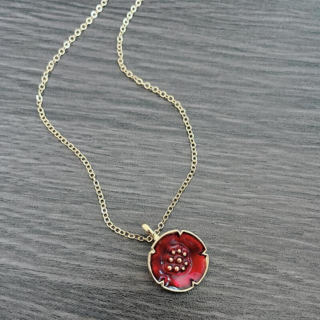 Red Vintage Necklace