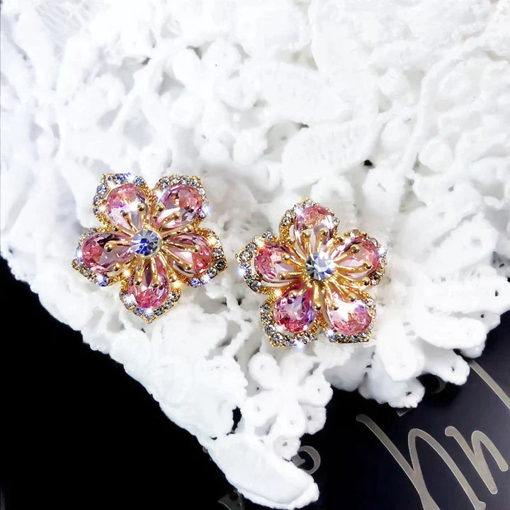 Multicoloured Zirconia Earrings