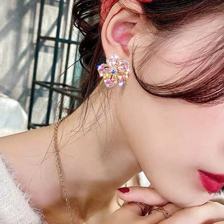 Multicoloured Zirconia Earrings