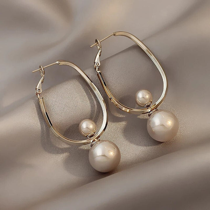 Vintage Charmming Pearl Earrings