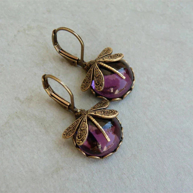 Antique Dragonfly Earrings