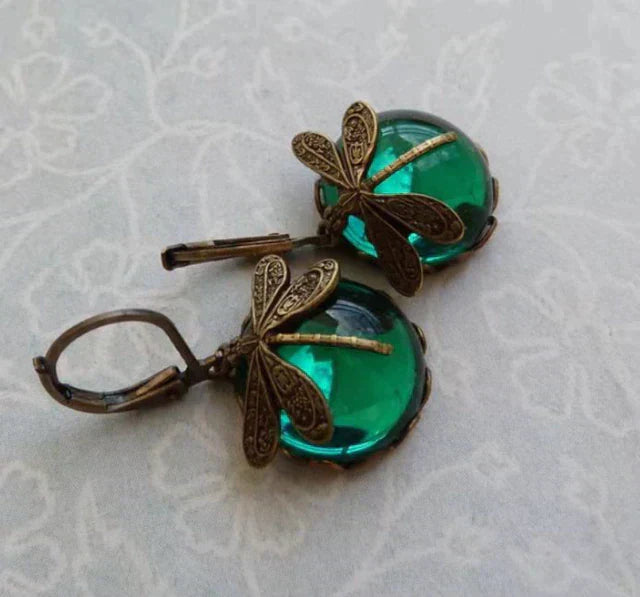 Antique Dragonfly Earrings