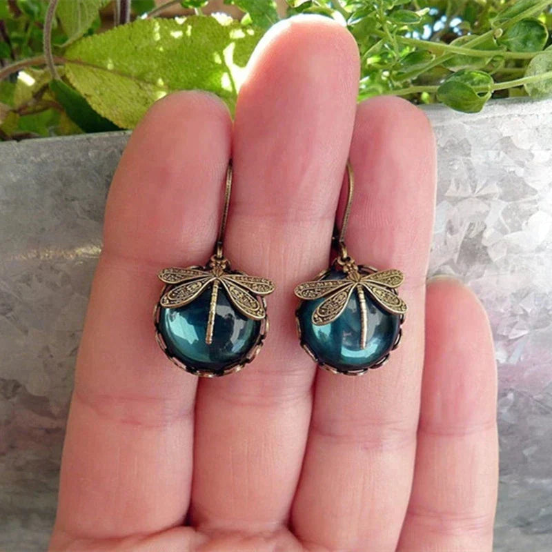 Antique Dragonfly Earrings
