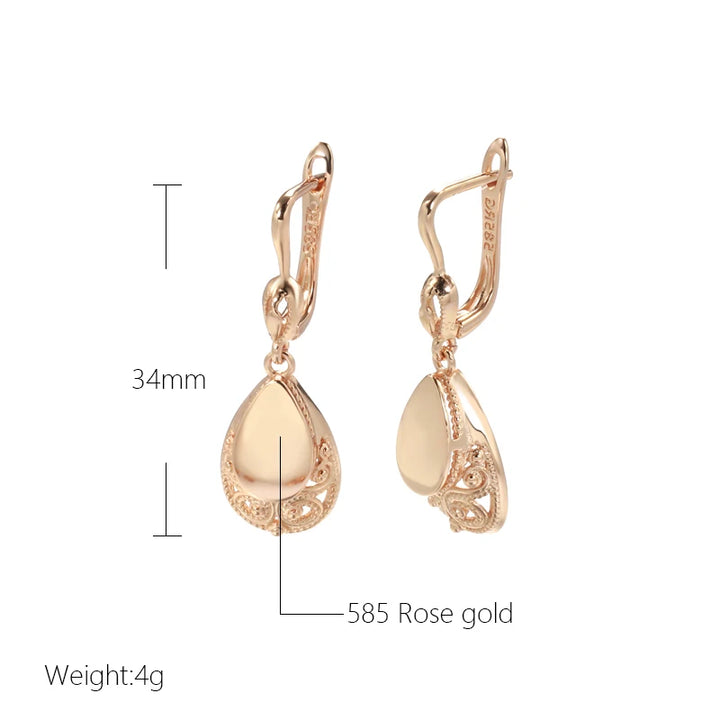 Water Drop Pendant Earrings