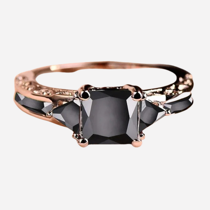 Ring with Black Zirconium