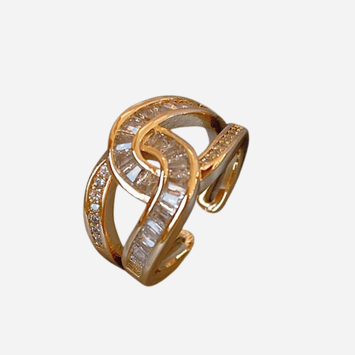 Elegant Adjustable Knot Ring