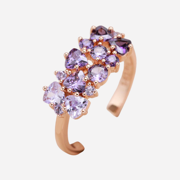 Ring with Amethysts