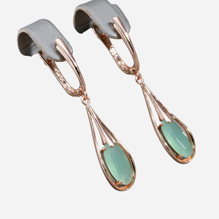 Special Edition Earrings with Natural Stone