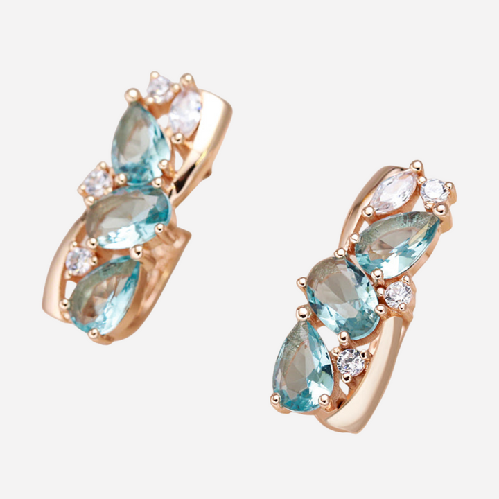 Handcrafted Aquamarine Earrings