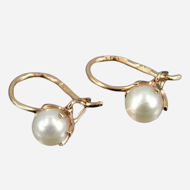 Elegant Boho Pearl Earrings