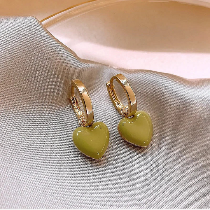 Heart Dangle Earrings