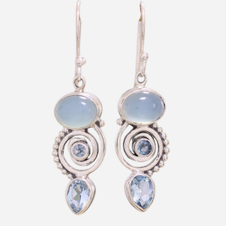 Vintage Moonstone Earrings