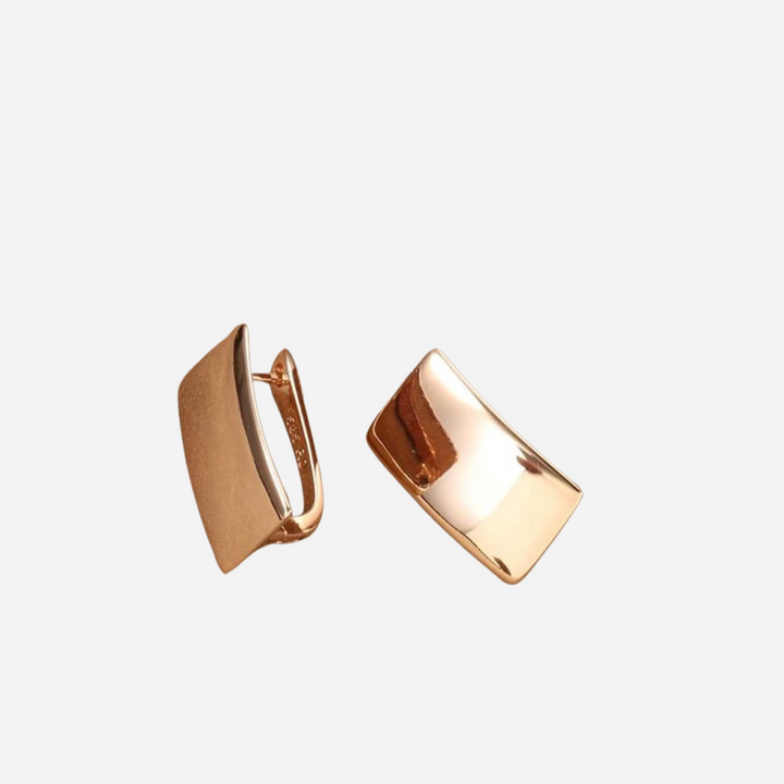 Rose Stainless Steel Earrings
