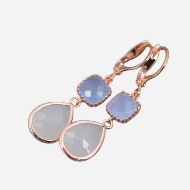Moonstone Crystal Earrings