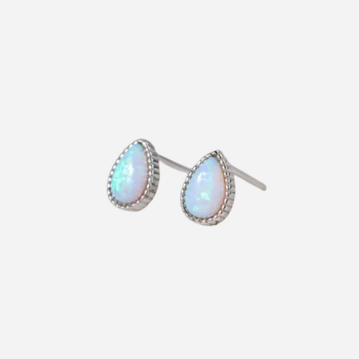 Silver Moonstone Earrings