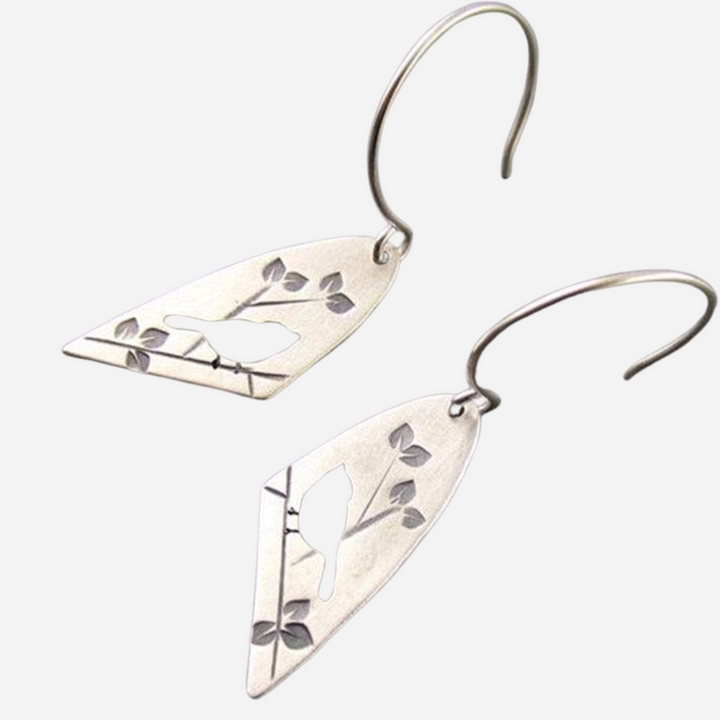 Vintage Hollow Birdie Earrings