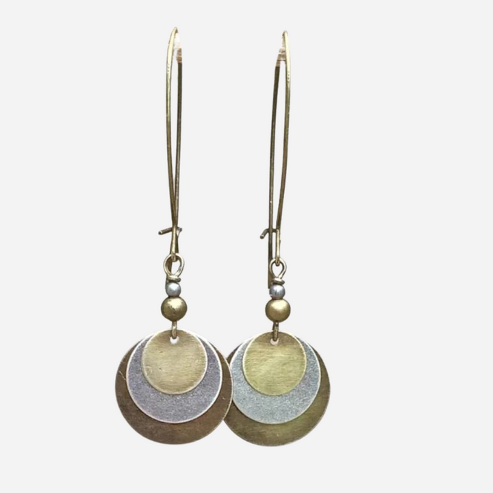 Vintage Rounded Dangling Earrings