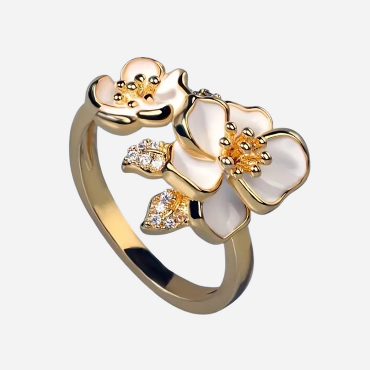 White Blossom Ring