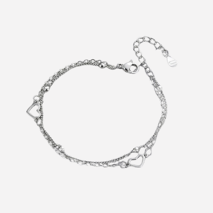 Silver Heart Bracelet
