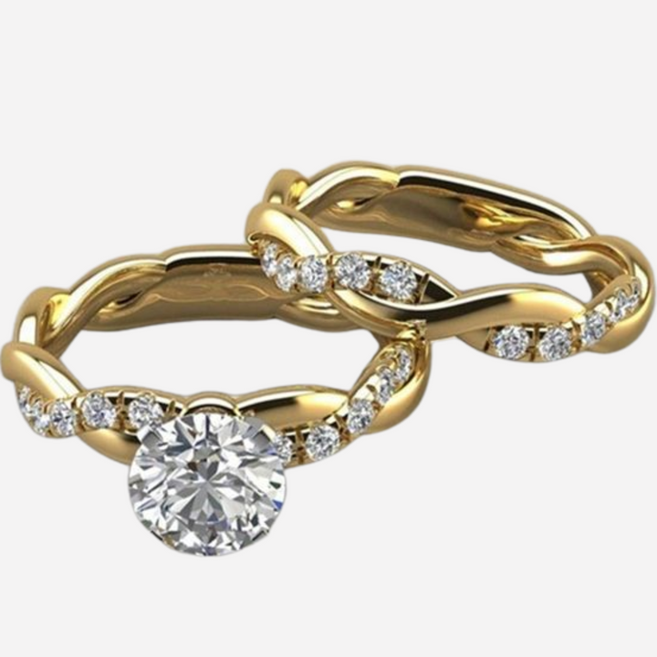 Vintage Couple Ring Set