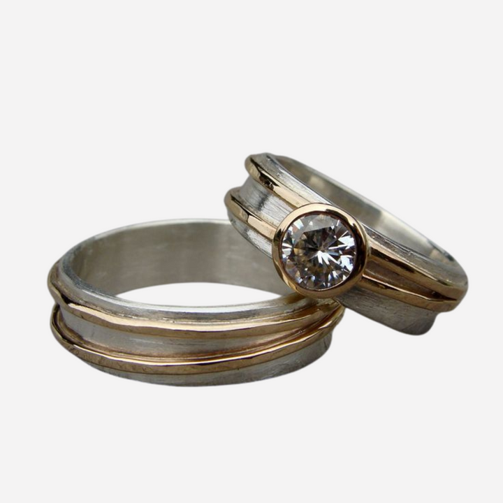 Vintage Fine Zirconia Ring Set