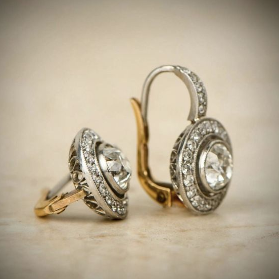 Stainless Steel Earrings with Zirconia