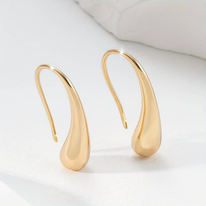 Vintage Stainless Steel Drop Earrings