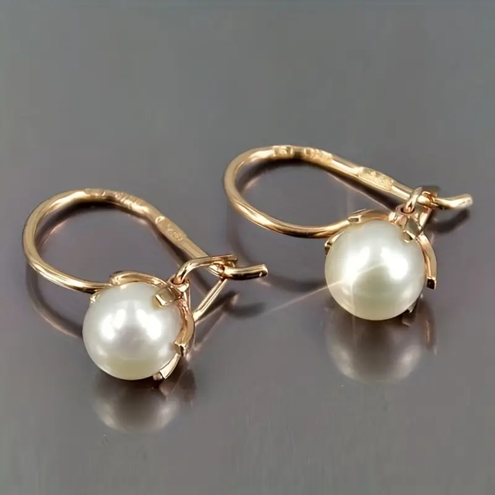 Elegant Boho Pearl Earrings