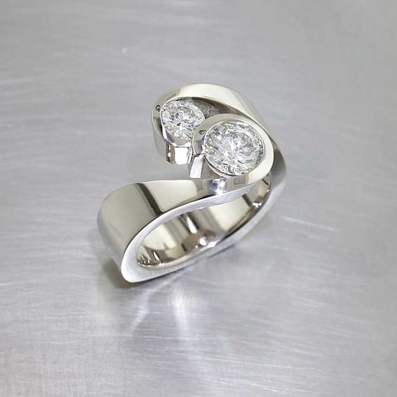Vintage Zirconia Open Ring