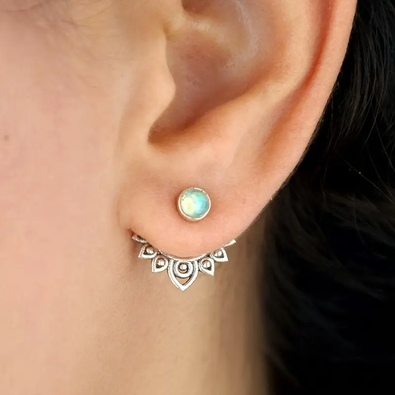 Opal Stud Earrings