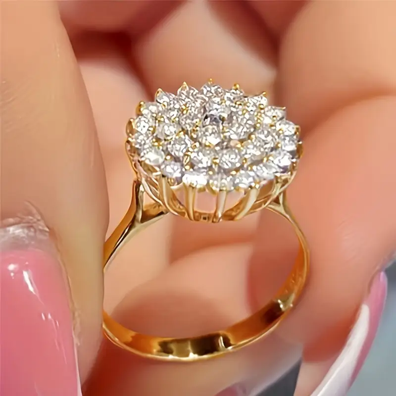 Sparkling Rounded Ring