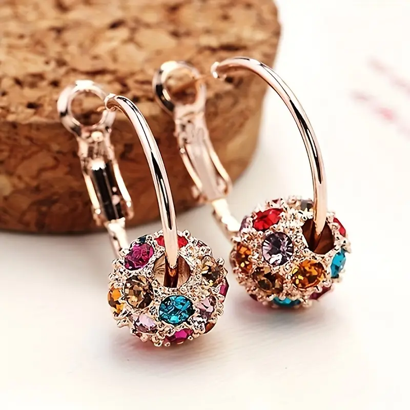 Colourful Sphere  Earrings