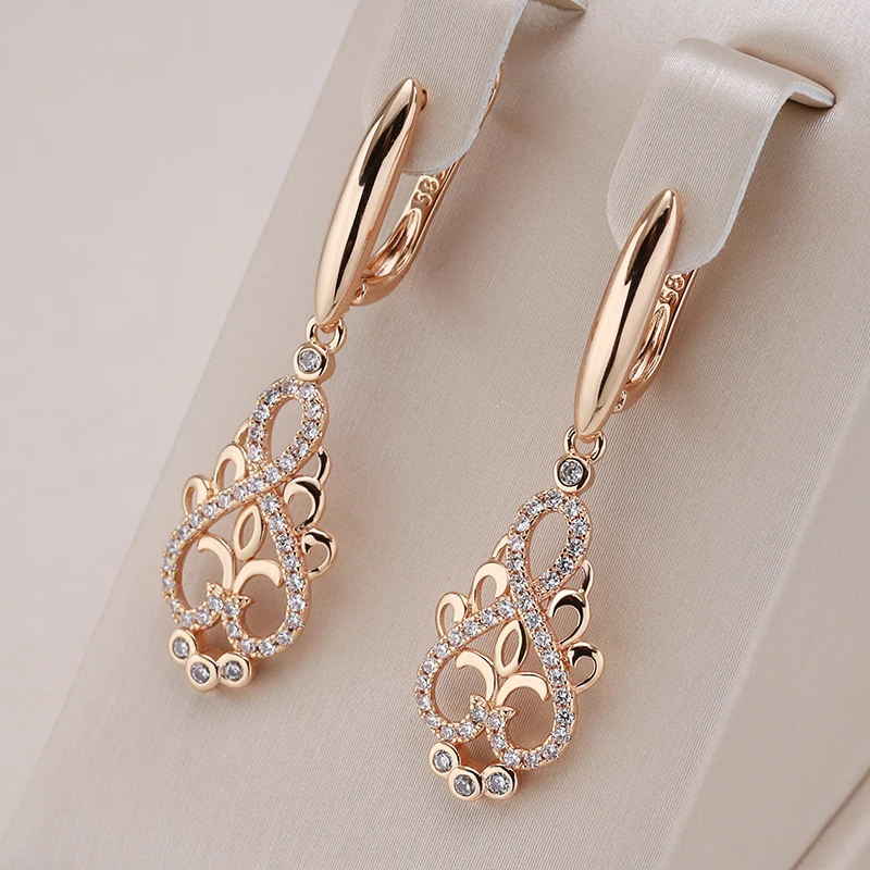 Elegant Elf Earrings with Zirconia