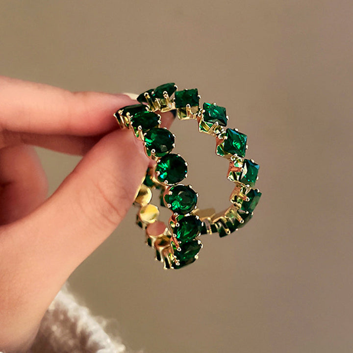 Emerald Hoops