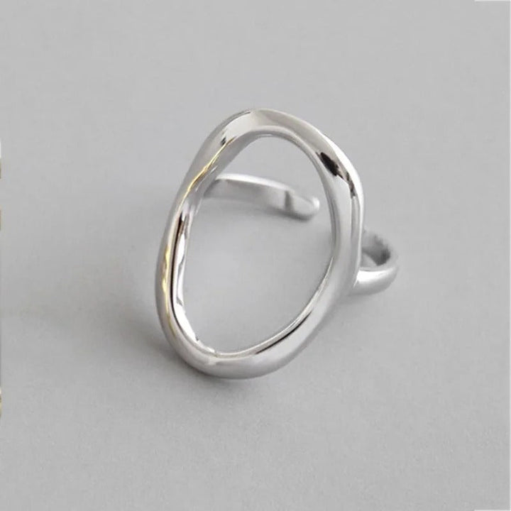 Adjustable Irregular Sphere Ring